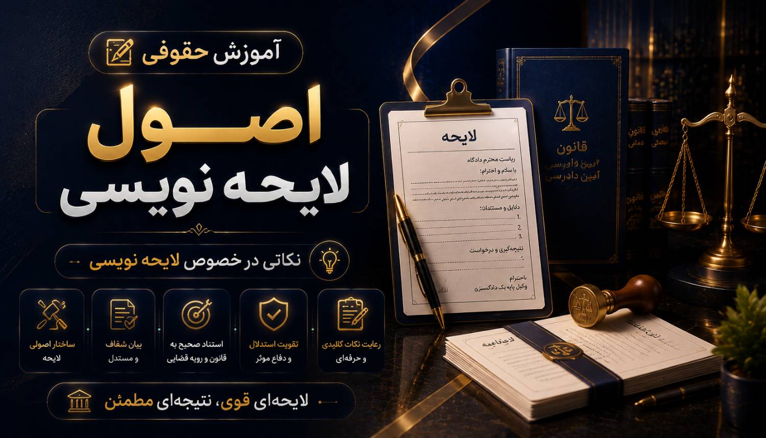 اصول لایحه‌نویسی؛ راهنمای تنظیم یک لایحه حرفه‌ای و مؤثر