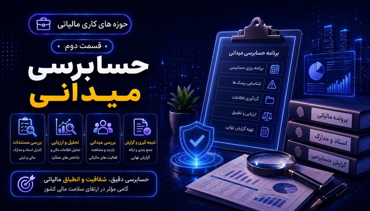حوزه های کاری مالیاتی/ قسمت دوم حسابرسی میدانی