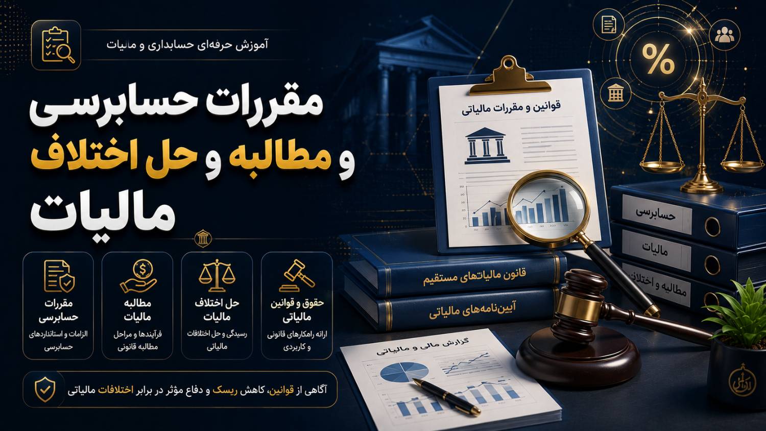 مقررات حسابرسی و مطالبه و حل اختلاف مالیات