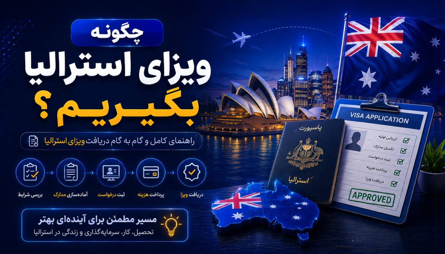 چگونه ویزای استرالیا بگیریم؟